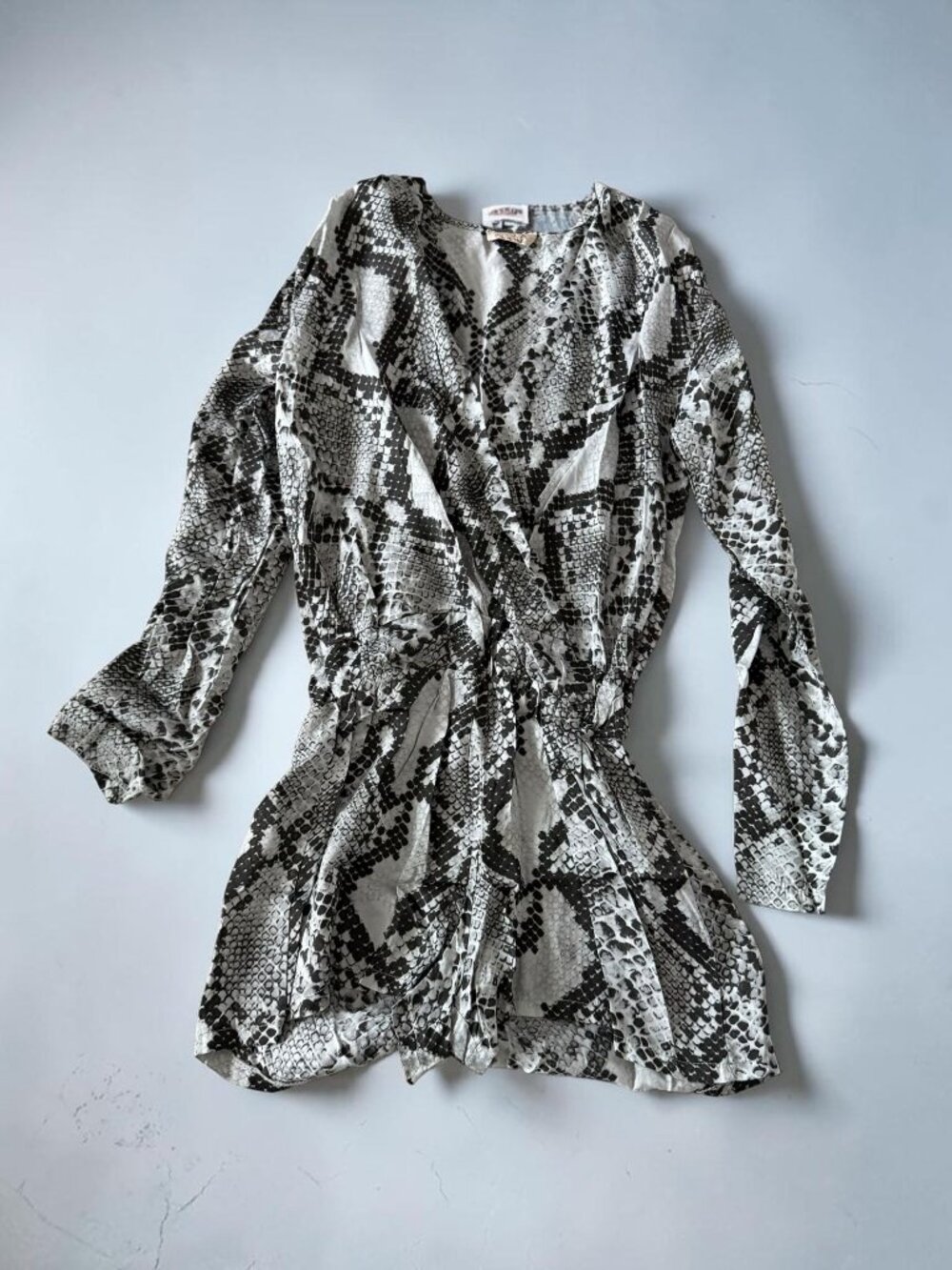 SOFIA Made in Italy Snake Print Romper Size Small